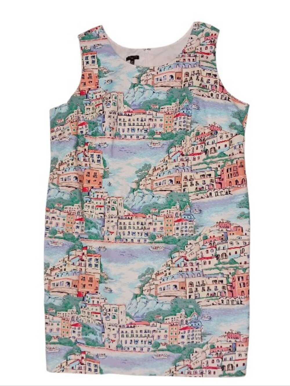 Talbots Scenic Village Shift Dress Cotton Classic - Picture 2 of 8